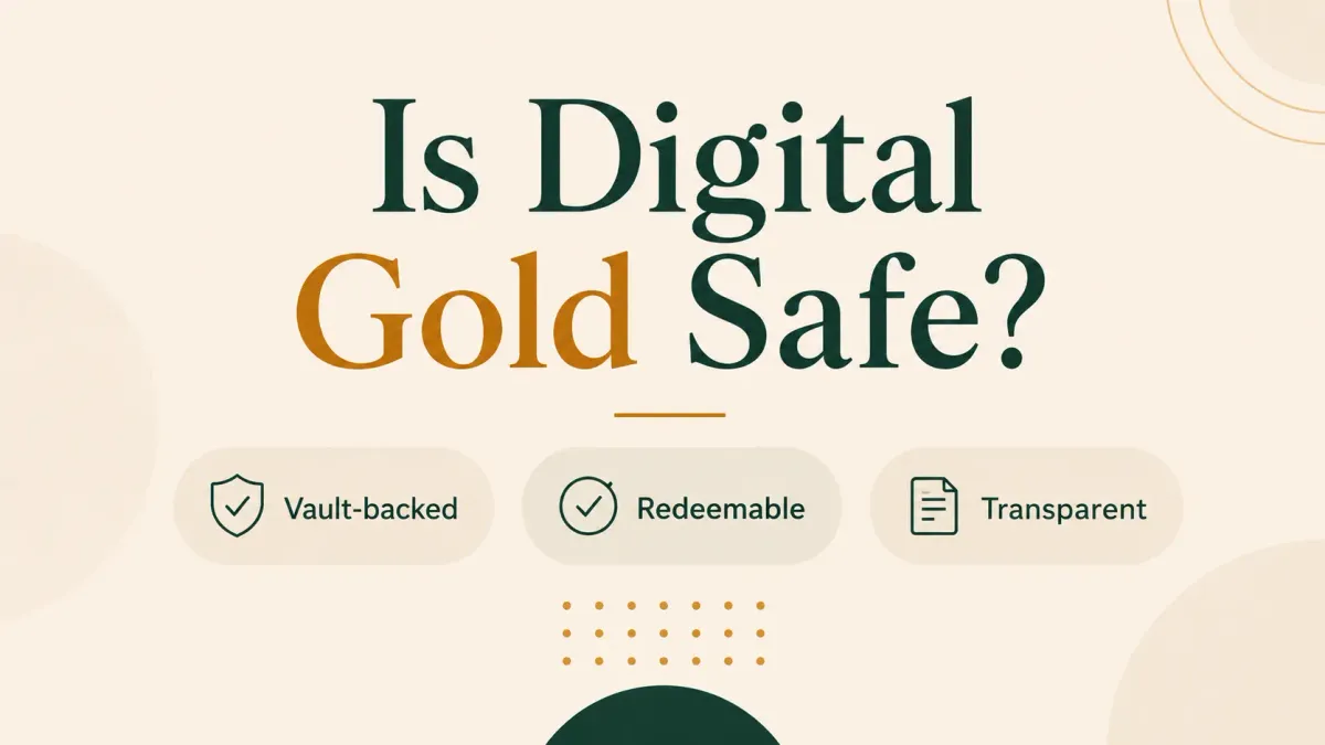 Is Digital Gold Safe? How It's Stored, Backed, and Regulated in Pakistan